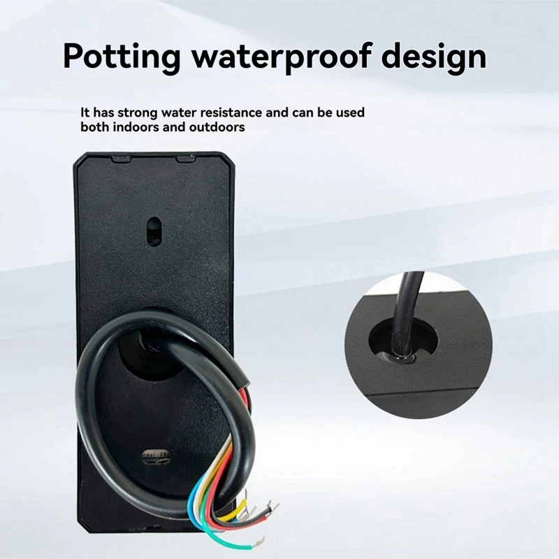 RFID умный дверной считыватель IC-карта 13,56 МГц водонепроницаемый IP68 поддержка NFC настенный считыватель карт контроля доступа-VVBC
RFID умный дверной считыватель IC-карта 13,56 МГц водонепроницаемый IP68 поддержка NFC настенный считыватель карт контроля доступа-VVBC