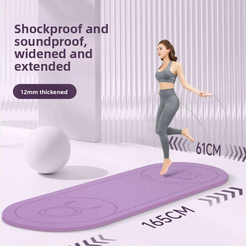 Коврик для скакалки TPE: бесшумный, амортизирующий, для фитнеса, йоги и домашних тренировок, снижение шума, поглощение ударов, для спортзала и дома
Коврик для скакалки TPE: бесшумный, амортизирующий, для фитнеса, йоги и домашних тренировок, снижение шума, поглощение ударов, для спортзала и дома