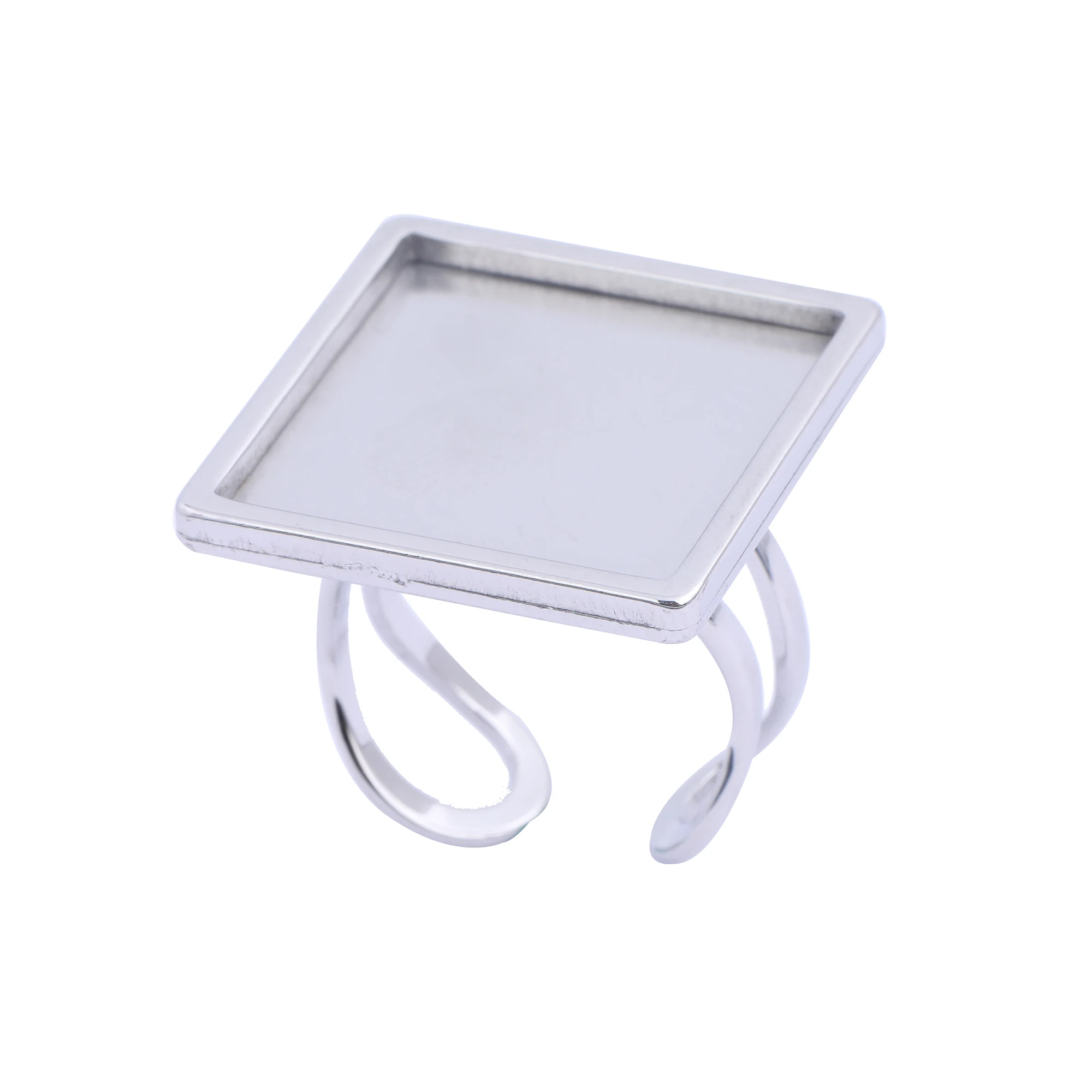 5pcs Square Cabochon Ring Bezel Blanks Fit 10mm 12mm 20mm Base Settings Diy Stainless Steel For Jewelry Making Components
5pcs Square Cabochon Ring Bezel Blanks Fit 10mm 12mm 20mm Base Settings Diy Stainless Steel For Jewelry Making Components