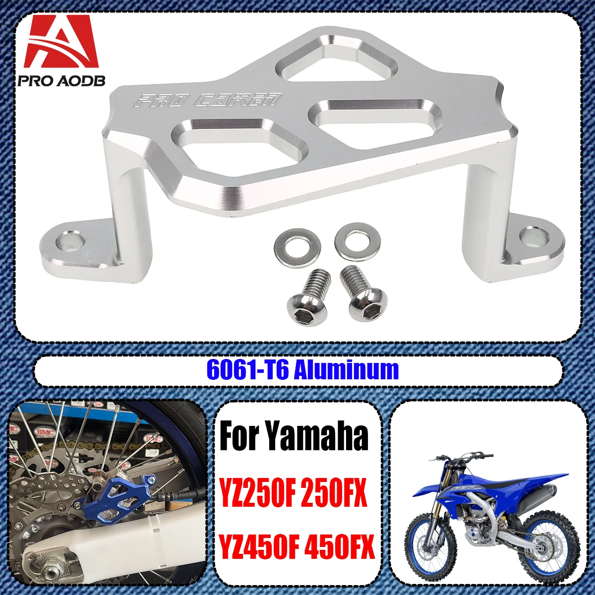 2024 NEW Aluminum Rear Brake Caliper Guard Protector Cover For Yamaha WR250F WR450F YZ125 YZ250 YZ250F YZ450F YZ250FX 450FX 2024
2024 NEW Aluminum Rear Brake Caliper Guard Protector Cover For Yamaha WR250F WR450F YZ125 YZ250 YZ250F YZ450F YZ250FX 450FX 2024