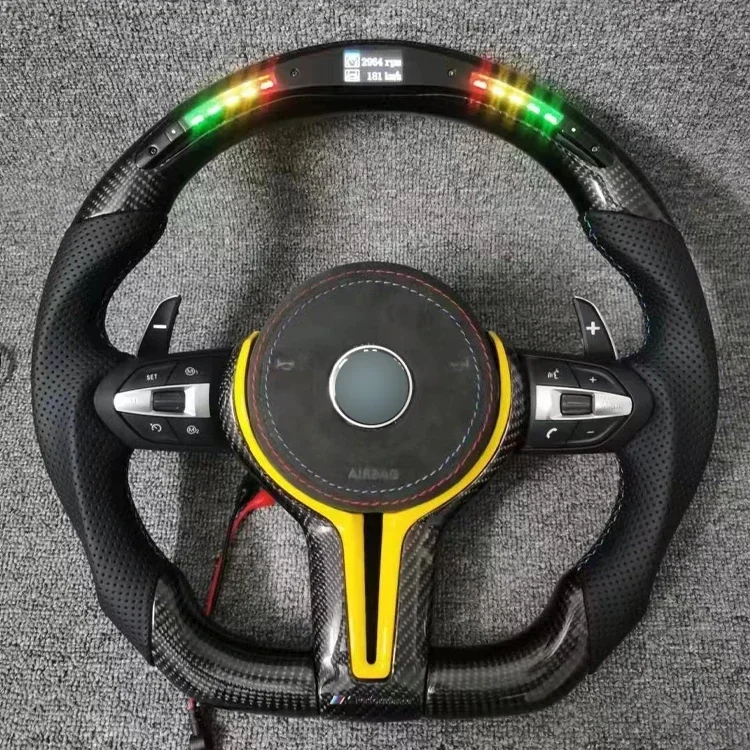 Auto Parts Customized Real Carbon Fiber Steering Wheel Assembly For BMW F23 F21 1 2 3 4 SERIES X1-X4 X5 X6 M2 M3 M4 2015-2018
Auto Parts Customized Real Carbon Fiber Steering Wheel Assembly For BMW F23 F21 1 2 3 4 SERIES X1-X4 X5 X6 M2 M3 M4 2015-2018