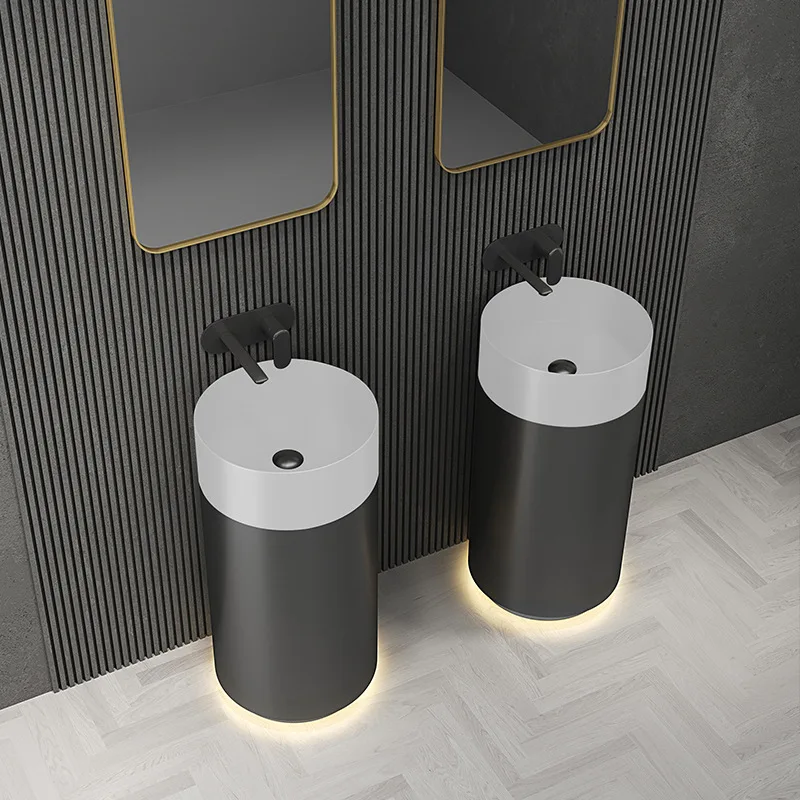 304 Stainless Steel Floor-to-ceiling Wash Basin Hotel Bar Round Column Bathroom Balcony
304 Stainless Steel Floor-to-ceiling Wash Basin Hotel Bar Round Column Bathroom Balcony