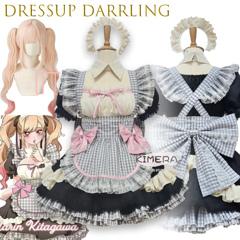Anime Cos Kitagawa Marin Cosplay Costumes Dress Halloween Sets Custom Size jirai kei lolita for women marin maid dress Custom
Anime Cos Kitagawa Marin Cosplay Costumes Dress Halloween Sets Custom Size jirai kei lolita for women marin maid dress Custom