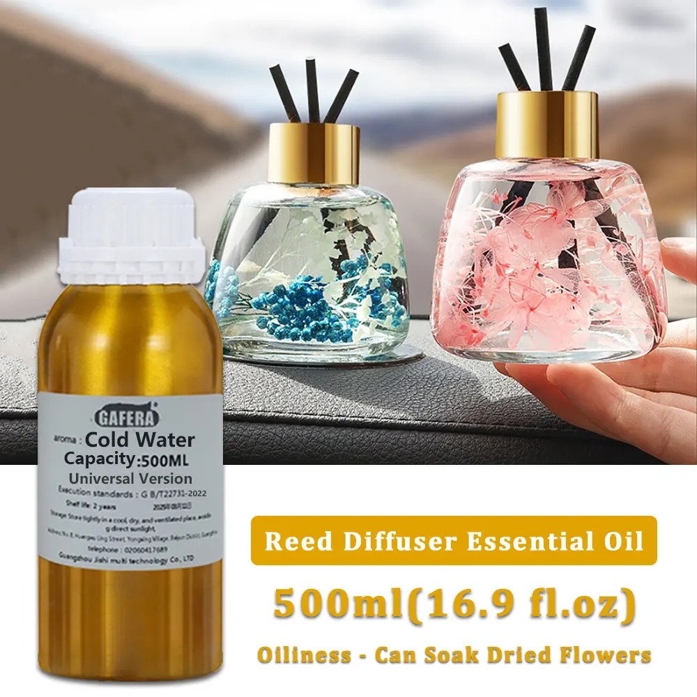 GAFERA 500ml(16.9 fl.oz) Cold Water Essential Oils - Washroom Diffuser Adds Aroma Oil For Reed Diffuser & Flameless Aromatherapy
GAFERA 500ml(16.9 fl.oz) Cold Water Essential Oils - Washroom Diffuser Adds Aroma Oil For Reed Diffuser & Flameless Aromatherapy