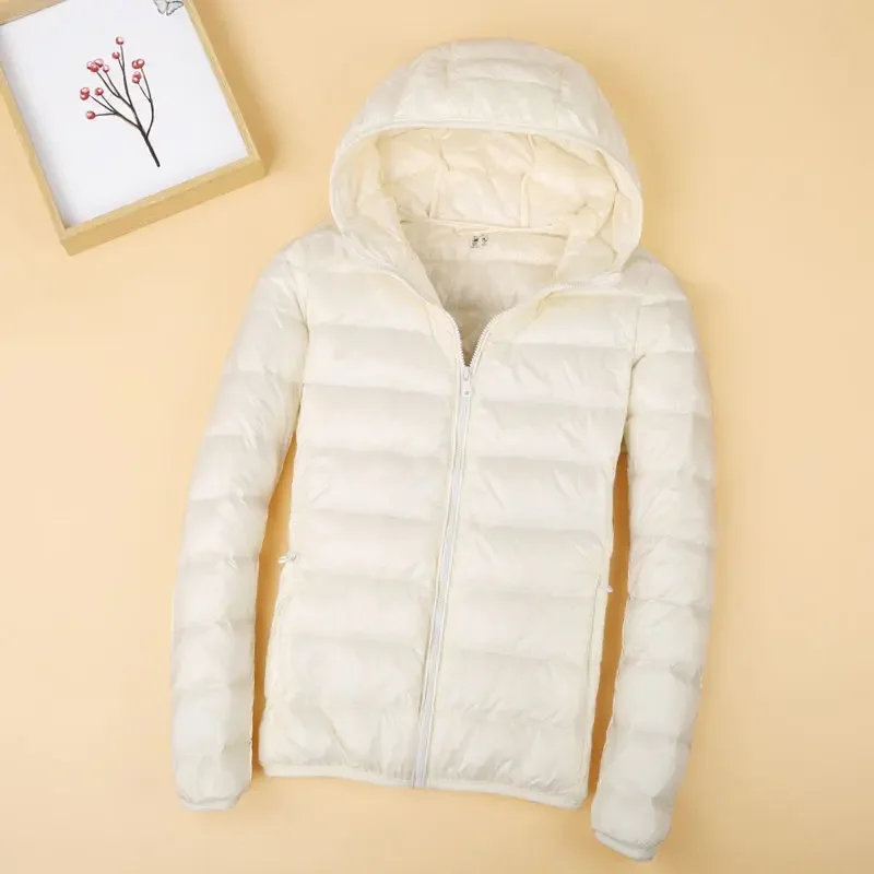 Autumn and Winter Women's Hooded Down Jacket 2025 New Simple Fashion Solid Color Elegant Commuter Mother Outdoor Jacket
Autumn and Winter Women's Hooded Down Jacket 2025 New Simple Fashion Solid Color Elegant Commuter Mother Outdoor Jacket