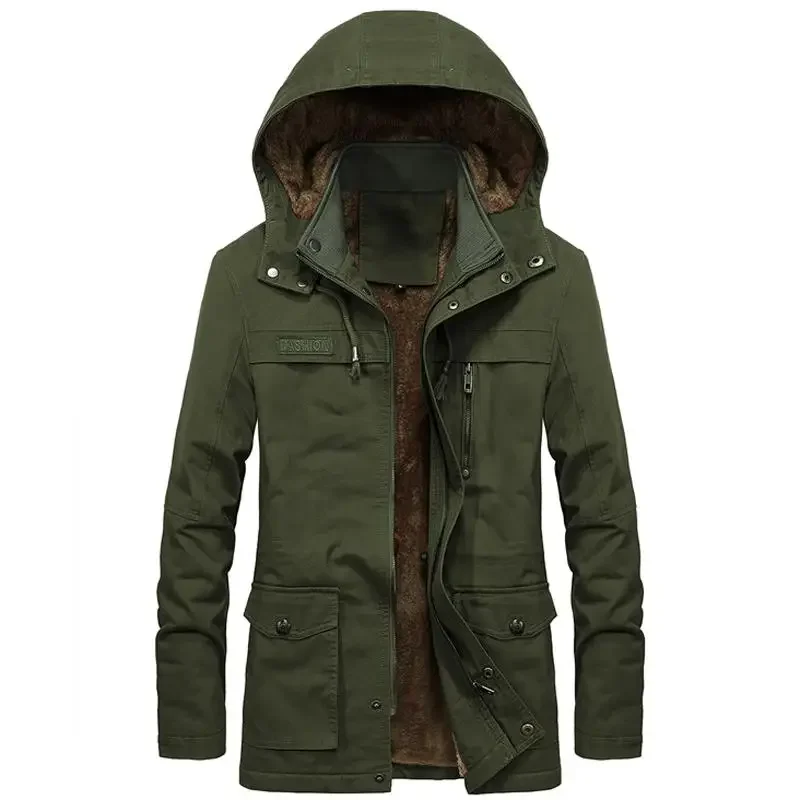 Мужское пальто Parka Hombre, новая военная толстая теплая мужская куртка, зимние парки, повседневная хлопковая стеганая куртка, мужские меховые толстовки с несколькими карманами
Мужское пальто Parka Hombre, новая военная толстая теплая мужская куртка, зимние парки, повседневная хлопковая стеганая куртка, мужские меховые толстовки с несколькими карманами