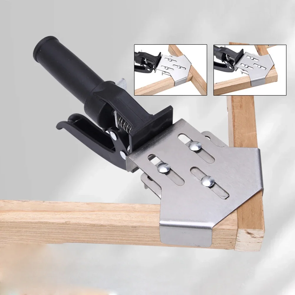 90 Degree Right Angle Clamp Stainless Steel Carpenter Splicing Quick Clamp Locator Welding Fixed Frame Clamp Woodworking Tools
90 Degree Right Angle Clamp Stainless Steel Carpenter Splicing Quick Clamp Locator Welding Fixed Frame Clamp Woodworking Tools
