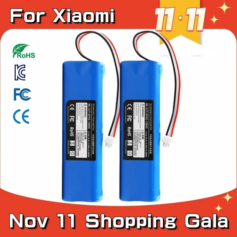 14.4V 6500AH 12800Ah For XiaoMi Lydsto R1 Rechargeable Li-ion Battery Robot Vacuum Cleaner R1 Battery Pack with Capacity
14.4V 6500AH 12800Ah For XiaoMi Lydsto R1 Rechargeable Li-ion Battery Robot Vacuum Cleaner R1 Battery Pack with Capacity