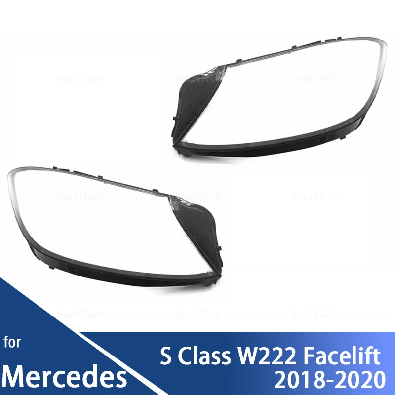 Car Headlight Glass for Mercedes-Benz S-class W222 2018 2019 2020 Headlamp Shell Lampshade Transparent Lens Cover Car Parts
Car Headlight Glass for Mercedes-Benz S-class W222 2018 2019 2020 Headlamp Shell Lampshade Transparent Lens Cover Car Parts