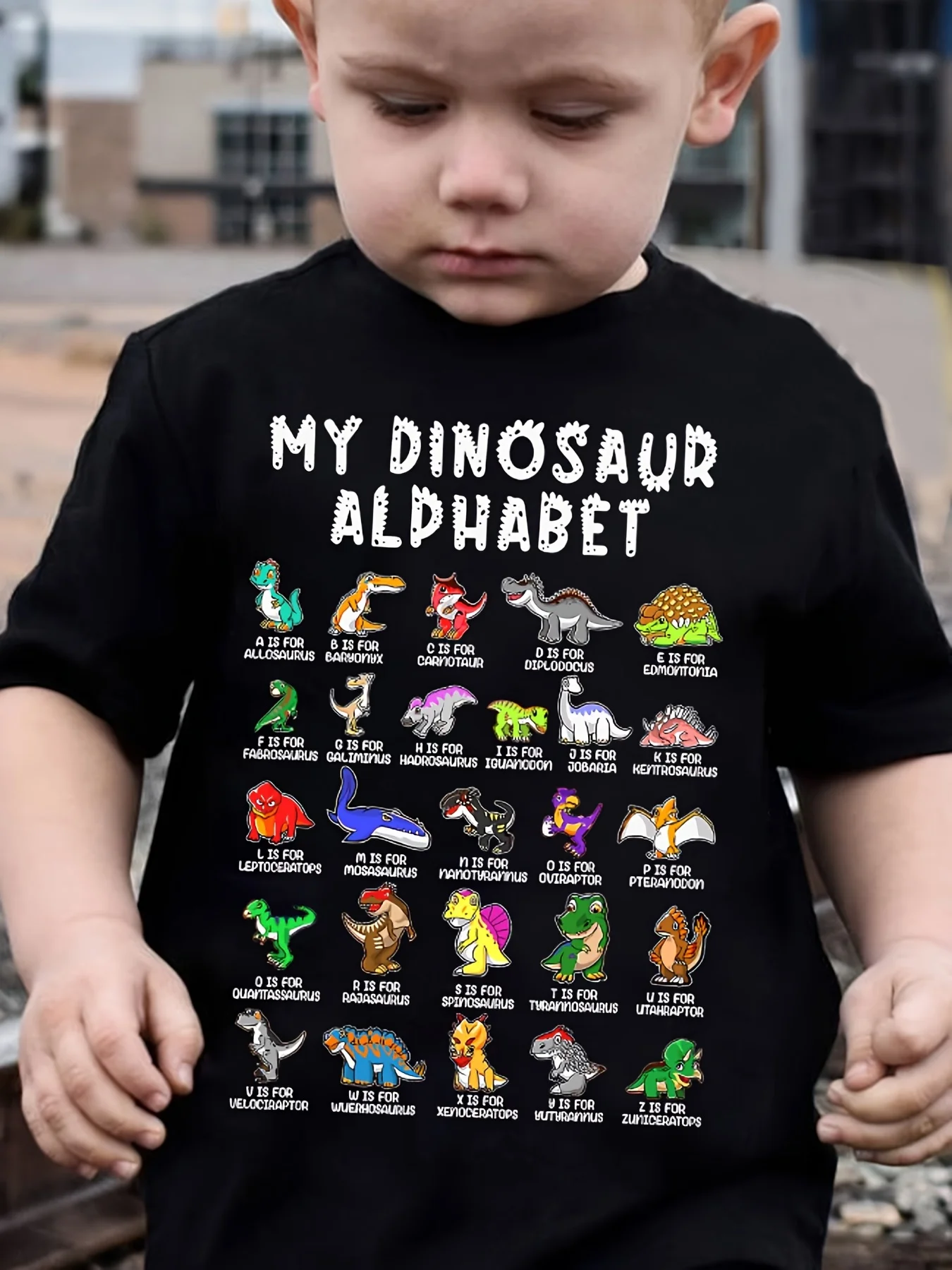 MILKSHIP Boy's Summer Casual Short Sleeve T Shirt MY DINOSAUR ALPHABET Cartoon Print Cool Comfy Engaging Visuals Tee Gift
MILKSHIP Boy's Summer Casual Short Sleeve T Shirt MY DINOSAUR ALPHABET Cartoon Print Cool Comfy Engaging Visuals Tee Gift