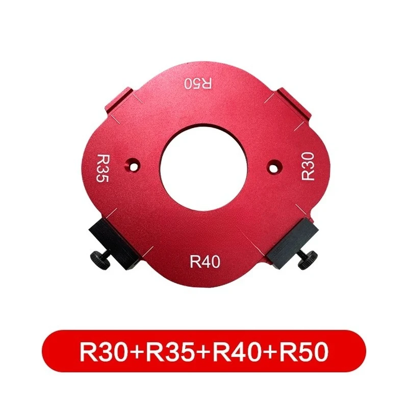 Aluminum alloy rounded corner fixture template kit R10-R50 board radius R board trimming machine engraving machine
Aluminum alloy rounded corner fixture template kit R10-R50 board radius R board trimming machine engraving machine