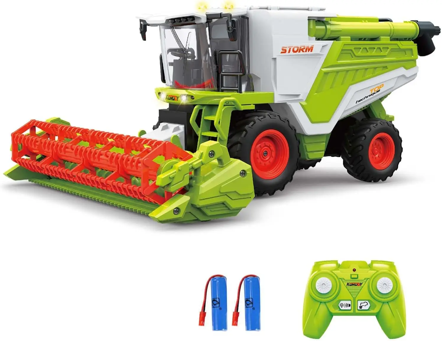 RC Farm Tractor Toy Remote Control Combine Harvester Truck with Sounds Lights & Spray 1:24 High Christmas Birthday Gift
RC Farm Tractor Toy Remote Control Combine Harvester Truck with Sounds Lights & Spray 1:24 High Christmas Birthday Gift