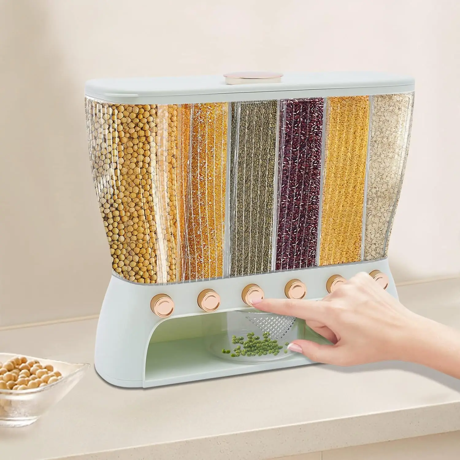 Gdrasuya10 6-сетчатый диспенсер для сухих продуктов, контейнеры для рисового зерна с кнопкой и чашкой, мультизерновой резервуар, ведро для хранения риса, держатель для дома
Gdrasuya10 6-сетчатый диспенсер для сухих продуктов, контейнеры для рисового зерна с кнопкой и чашкой, мультизерновой резервуар, ведро для хранения риса, держатель для дома