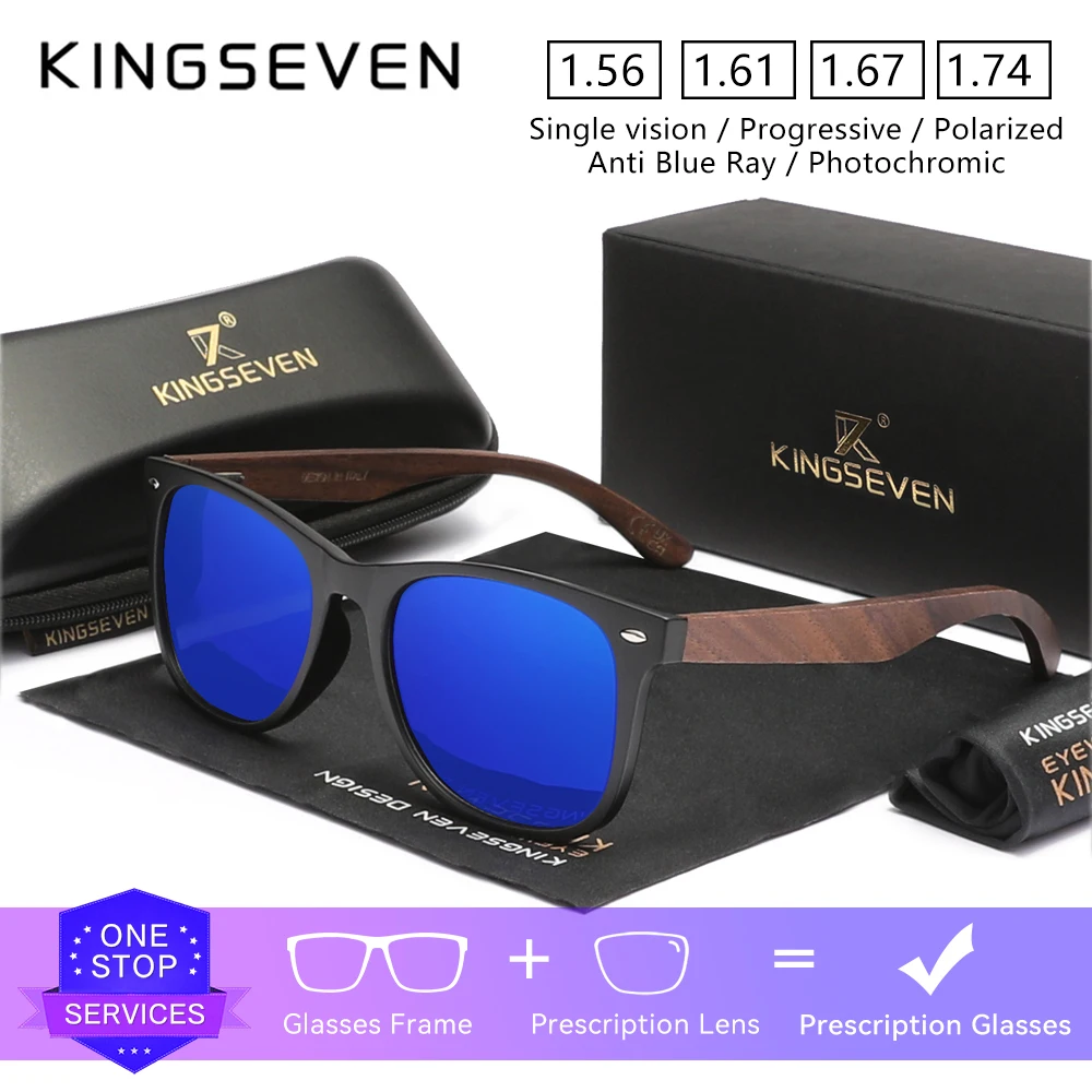 KINGSEVEN Wooden Men/Women Prescription Sunglasses Alloy Thin Frame Myopia Hyperopia Eyeglasses Optical Lens Causal Glasses
KINGSEVEN Wooden Men/Women Prescription Sunglasses Alloy Thin Frame Myopia Hyperopia Eyeglasses Optical Lens Causal Glasses
