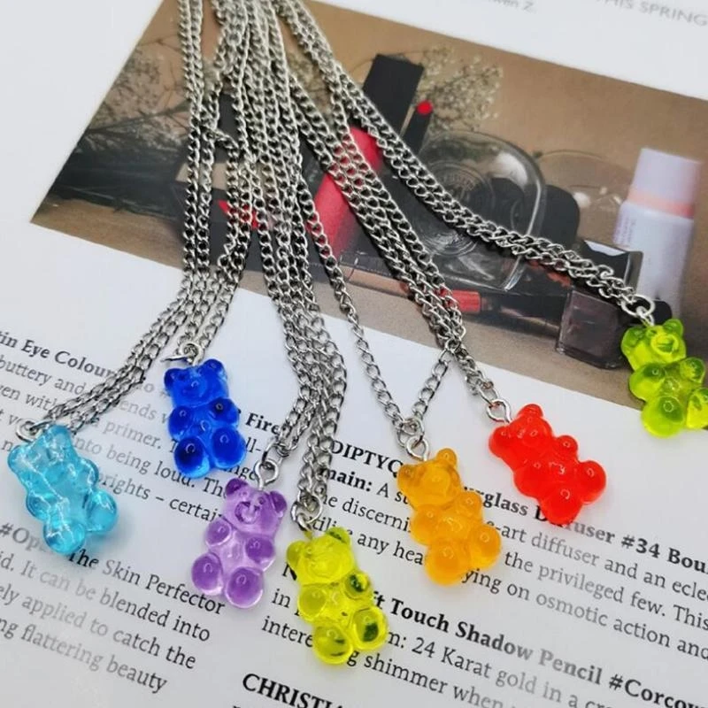 DIY Earrings Bear Charm Necklace Pendant Lobster Clasp Jump Rings Earring
DIY Earrings Bear Charm Necklace Pendant Lobster Clasp Jump Rings Earring