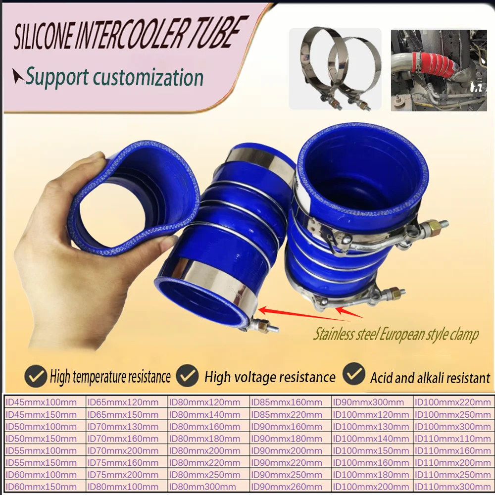 Automotive silicone hose Modified intake pipe High temperature and high pressure hum p pipe Turbocharger intercooler pipe
Automotive silicone hose Modified intake pipe High temperature and high pressure hum p pipe Turbocharger intercooler pipe
