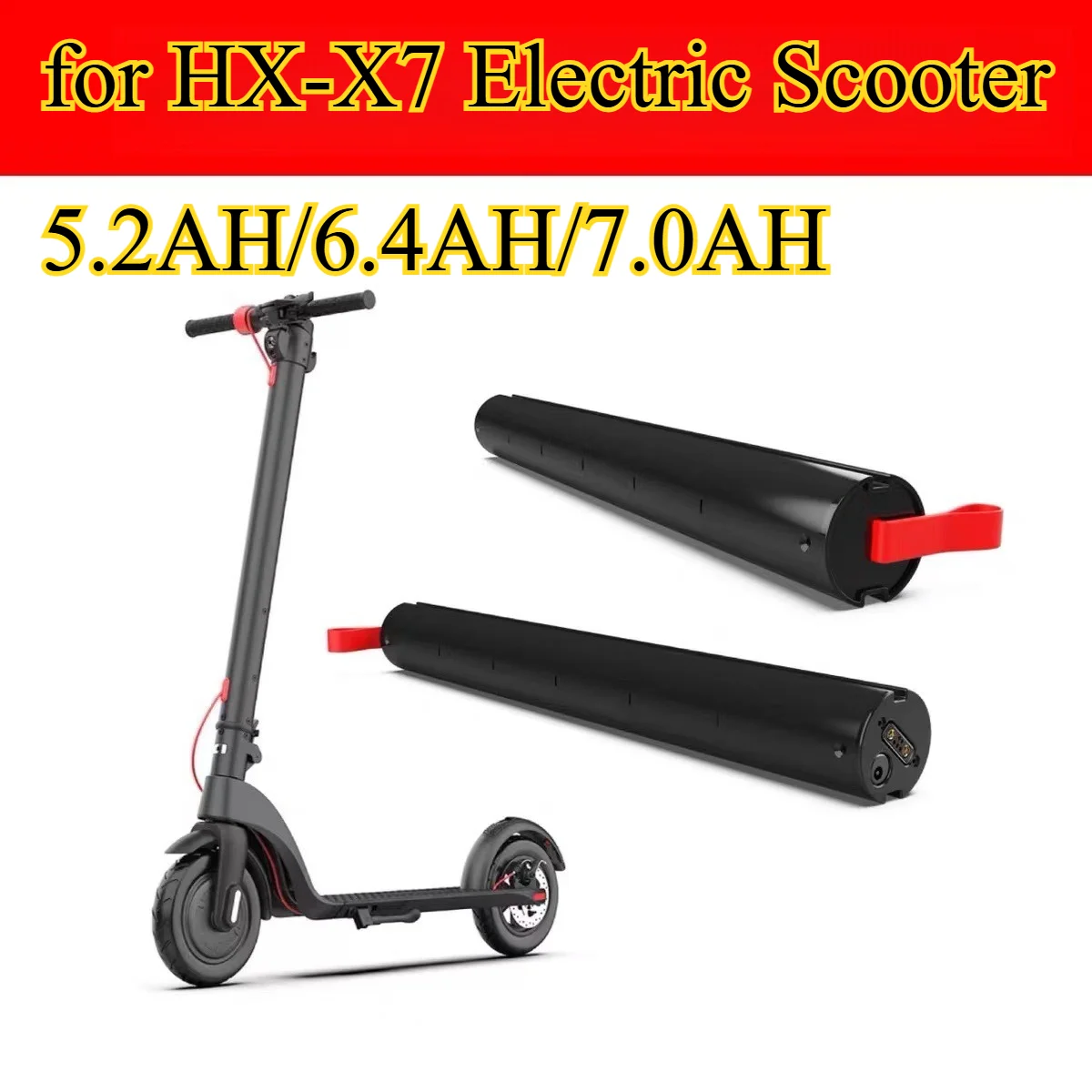 Литиевая батарея 36 В, 6,4 Ач для электрического скутера HX-X7, универсальная складная батарея для электронного скутера, легкая конструкция большого радиуса действия
Литиевая батарея 36 В, 6,4 Ач для электрического скутера HX-X7, универсальная складная батарея для электронного скутера, легкая конструкция большого радиуса действия