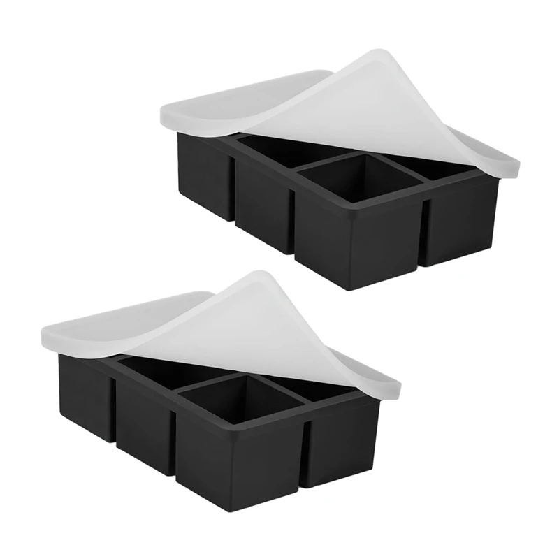 A84Z-Two Ice Molds, Reusable Square Ice Tray With Cover, Suitable For Large Square Ice Molds For Whisky, Cocktails And Drinks
A84Z-Two Ice Molds, Reusable Square Ice Tray With Cover, Suitable For Large Square Ice Molds For Whisky, Cocktails And Drinks