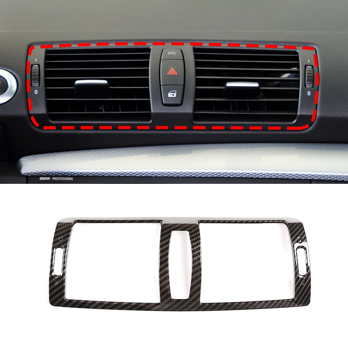 Car Center Console Air Conditioning Vent Outlet Frame Trim Cover For BMW 1 Series E81 E82 E87 2007-2011 Interior Accessories
Car Center Console Air Conditioning Vent Outlet Frame Trim Cover For BMW 1 Series E81 E82 E87 2007-2011 Interior Accessories
