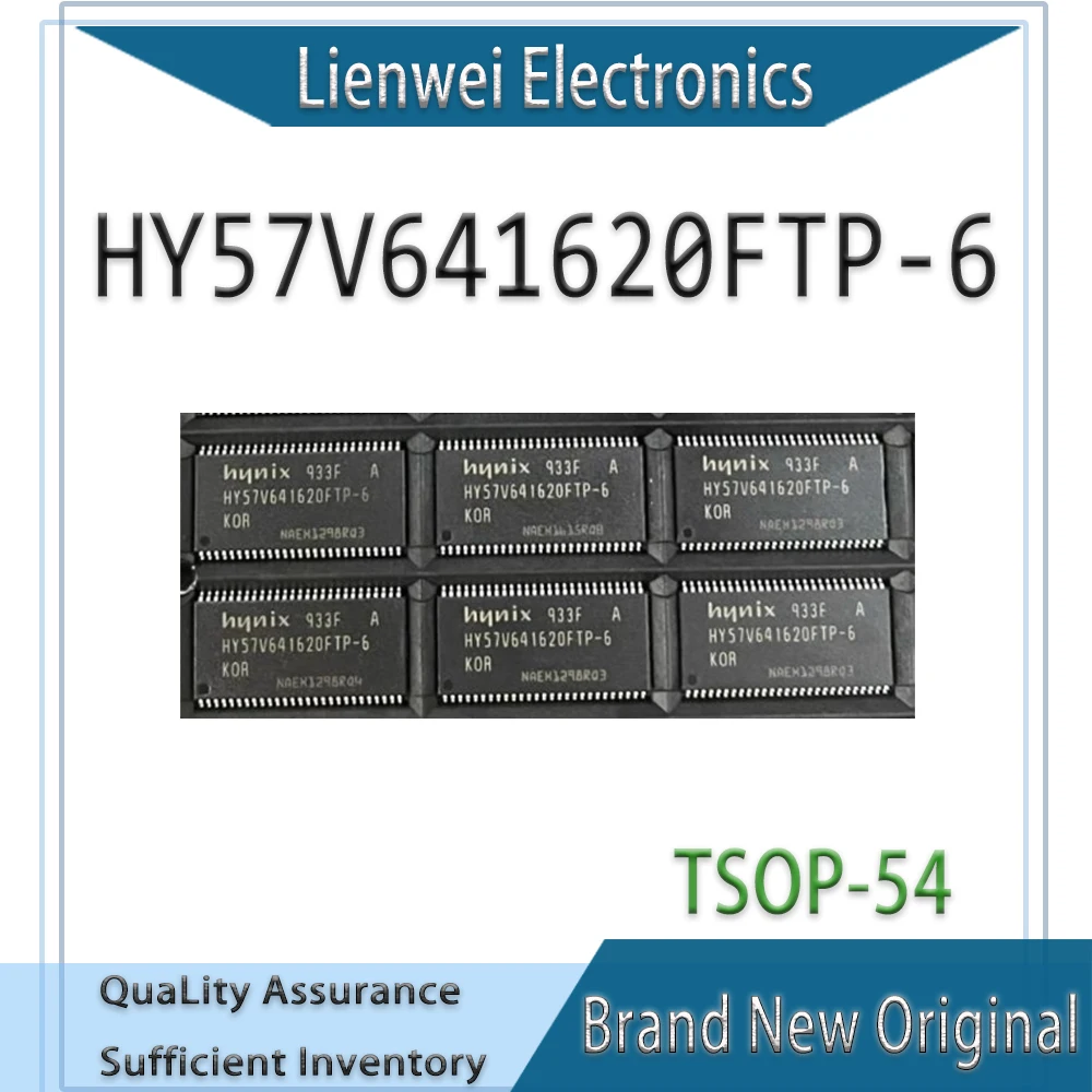 100% New Original HY57V641620FTP HY57V641620FTP-6 IC Chipset TSOP-54
100% New Original HY57V641620FTP HY57V641620FTP-6 IC Chipset TSOP-54