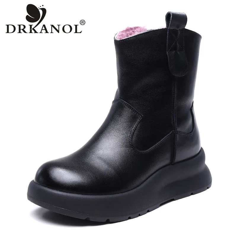 DRKANOL 2025 женские зимние ботинки, зимние теплые женские ботинки до середины икры из натуральной шерсти и овчины на толстой подошве и платформе, из натуральной кожи
DRKANOL 2025 женские зимние ботинки, зимние теплые женские ботинки до середины икры из натуральной шерсти и овчины на толстой подошве и платформе, из натуральной кожи