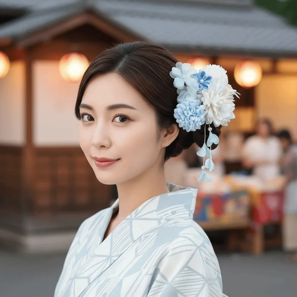 Elegant Kimono Hair Clips Japanese Style with Tassel Ball Chrysanthemum Hair Accessories Traditional Sakura Flower
Elegant Kimono Hair Clips Japanese Style with Tassel Ball Chrysanthemum Hair Accessories Traditional Sakura Flower