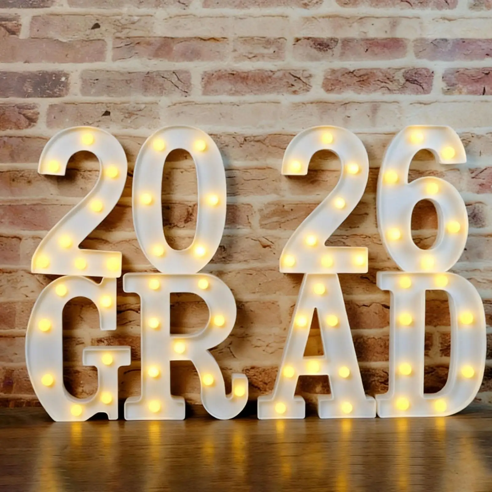 2026 Graduation Decorations Battery Powered Light up Sign LED Graduation Party Photo Props for Kindergarten Preschool College
2026 Graduation Decorations Battery Powered Light up Sign LED Graduation Party Photo Props for Kindergarten Preschool College
