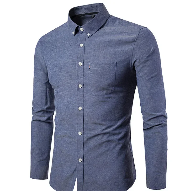 New Spring 75% Cotton Long Sleeve Shirt Men Formal Business Shirt Office Men's Clothing Standard-Fit Social Dress Shirts MY929
New Spring 75% Cotton Long Sleeve Shirt Men Formal Business Shirt Office Men's Clothing Standard-Fit Social Dress Shirts MY929