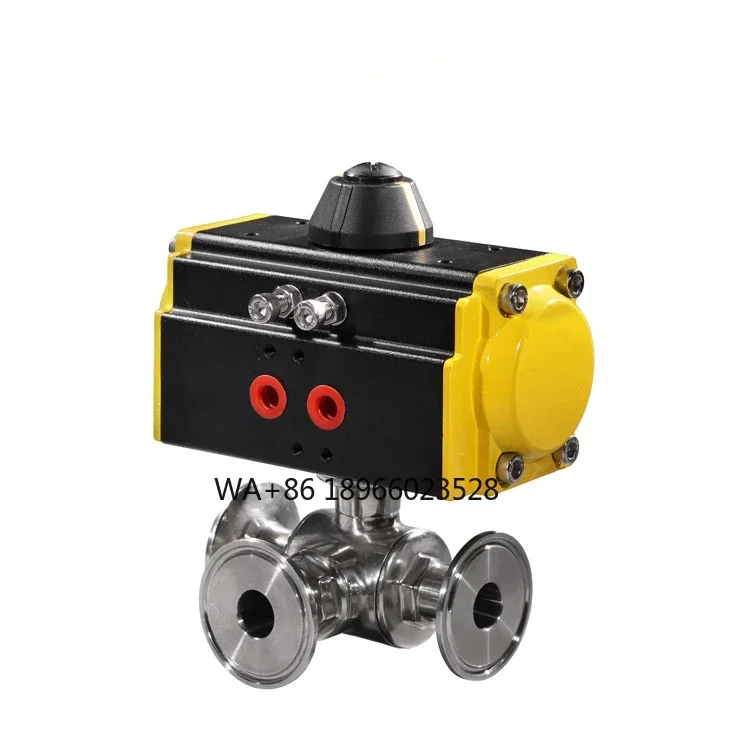 Non-retention sanitary ball valve chuck pneumatic 316 stainless steel clamp quick-loading two-way three-way sanitary ball valve
Non-retention sanitary ball valve chuck pneumatic 316 stainless steel clamp quick-loading two-way three-way sanitary ball valve