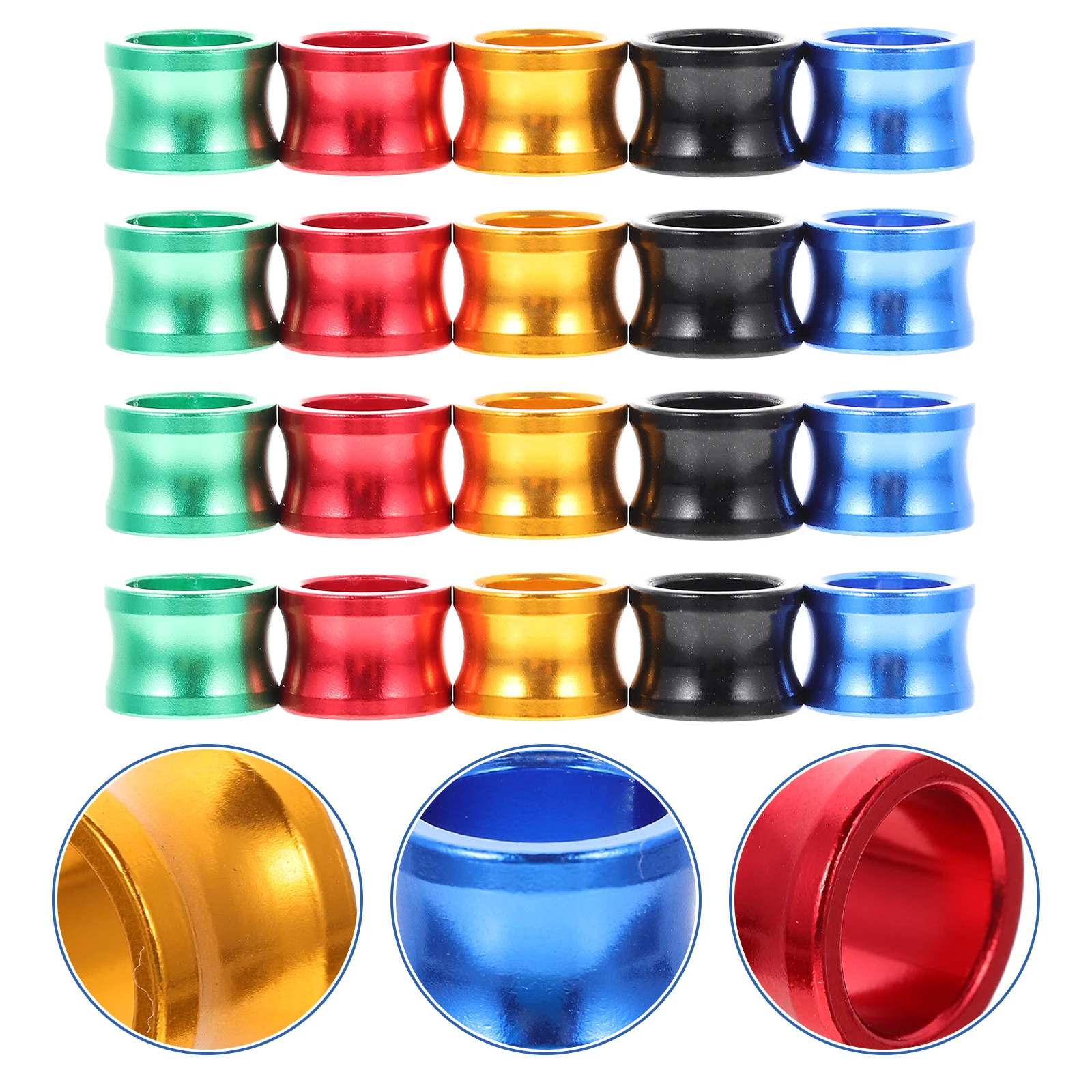 20pcs Aluminum Pigeon Foot Rings Durable Bright Markers Bird Leg Chicken Supplies Identify Manage Pets Accessories
20pcs Aluminum Pigeon Foot Rings Durable Bright Markers Bird Leg Chicken Supplies Identify Manage Pets Accessories