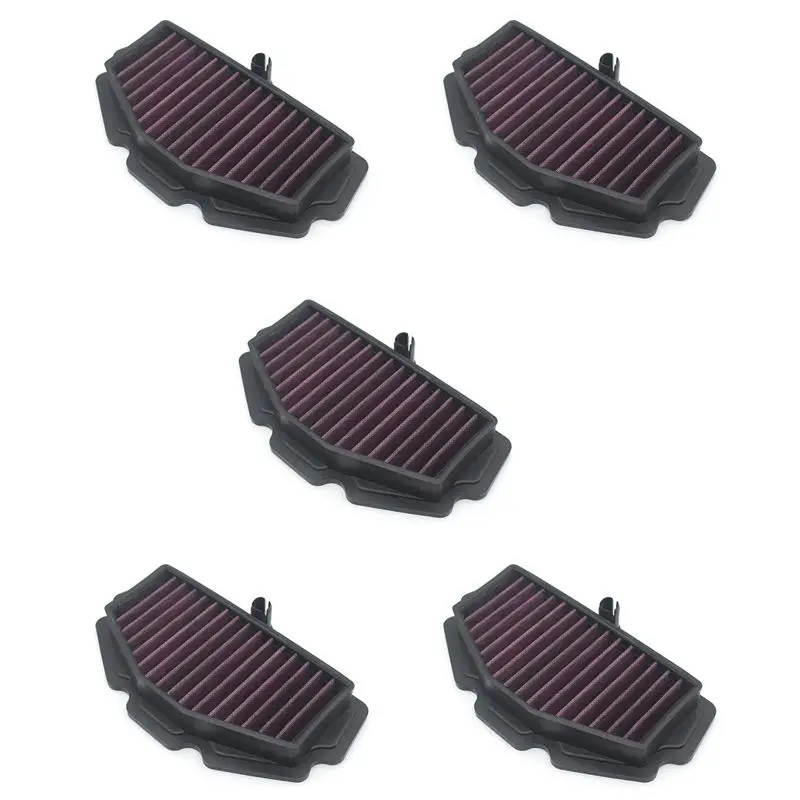 5-Pack High Flow Motorcycle Air Filter for Kawasaki VERSYS 650 2015-2019 NINJA 650 KLE650 Z650 VULCAN 650 S
5-Pack High Flow Motorcycle Air Filter for Kawasaki VERSYS 650 2015-2019 NINJA 650 KLE650 Z650 VULCAN 650 S
