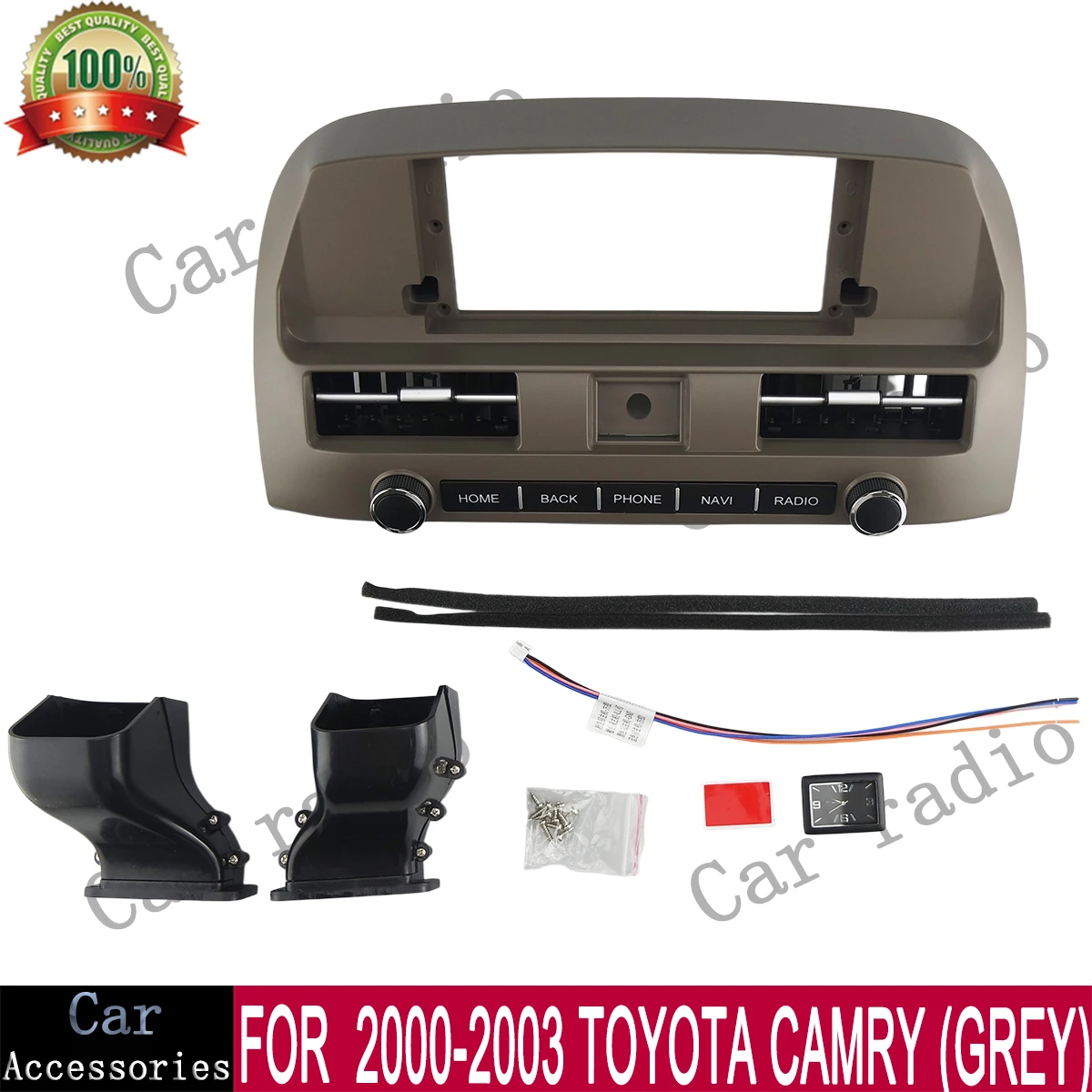 For 2000-2003 TOYOTA CAMRY 12.3 Inch Car Radio Android Stereo Frame Player Head Unit Fascia Panel Dash Board Cover
For 2000-2003 TOYOTA CAMRY 12.3 Inch Car Radio Android Stereo Frame Player Head Unit Fascia Panel Dash Board Cover