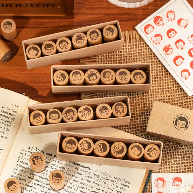 Yuxian Cultural and Creative Circular Wooden Seal Emojis Stamp Collection Cute Style Fun Pattern DIY Landscape Decoration Prints
Yuxian Cultural and Creative Circular Wooden Seal Emojis Stamp Collection Cute Style Fun Pattern DIY Landscape Decoration Prints