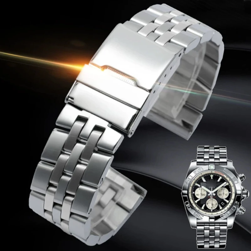 904L Stainless Steel Watchband 20mm 22mm 24mm Bracelet For Breitling Watch Strap for AVENGER NAVITIMER SUPEROCEAN Watch Belt
904L Stainless Steel Watchband 20mm 22mm 24mm Bracelet For Breitling Watch Strap for AVENGER NAVITIMER SUPEROCEAN Watch Belt