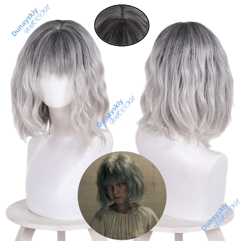 Game Resident 9 Evil Emily Cosplay Wig Platinum Gradient Hair Curly Short Wig White Black Daily Halloween Party Prop
Game Resident 9 Evil Emily Cosplay Wig Platinum Gradient Hair Curly Short Wig White Black Daily Halloween Party Prop