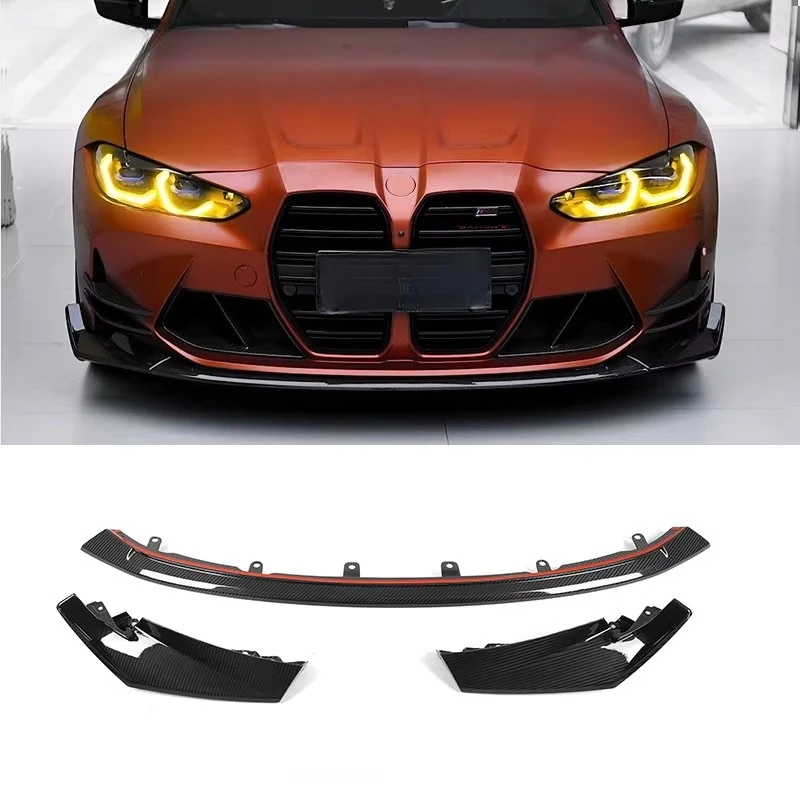 CSL Style Dry Carbon Fiber 3-Piece Front Lip Performance Aerodynamic Upgrade Bodykit Auto Parts for G80 M3/G82 M4/G83 2021+
CSL Style Dry Carbon Fiber 3-Piece Front Lip Performance Aerodynamic Upgrade Bodykit Auto Parts for G80 M3/G82 M4/G83 2021+
