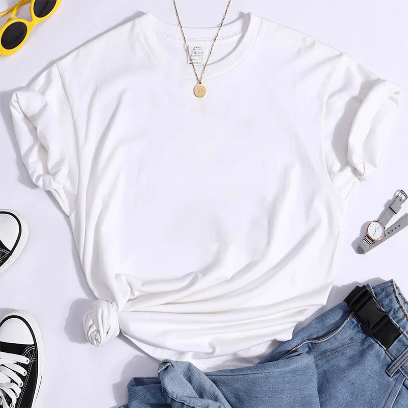 Women Harajuku Fashion Short Sleeve T Shirts Loose Crewneck Summer Tee Shirt
Women Harajuku Fashion Short Sleeve T Shirts Loose Crewneck Summer Tee Shirt