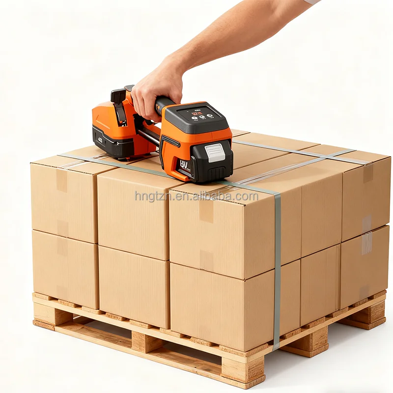 Handheld Banding Machine 6000mAh Lithium Battery Portable Electric Baler Tools Full Automatic Strapping Machine for PP PET Belt
Handheld Banding Machine 6000mAh Lithium Battery Portable Electric Baler Tools Full Automatic Strapping Machine for PP PET Belt