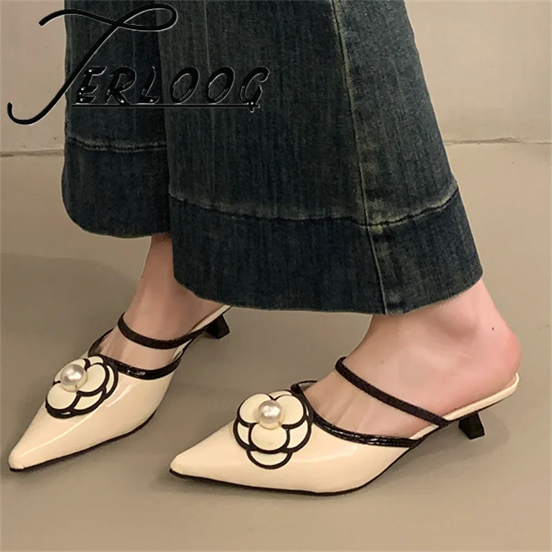 Pumps Women Sandals Summer Shoes New High Heels 2025 Fashion Shallow Point Head Dress Slippers Woman Mules Zapatos Mujer
Pumps Women Sandals Summer Shoes New High Heels 2025 Fashion Shallow Point Head Dress Slippers Woman Mules Zapatos Mujer