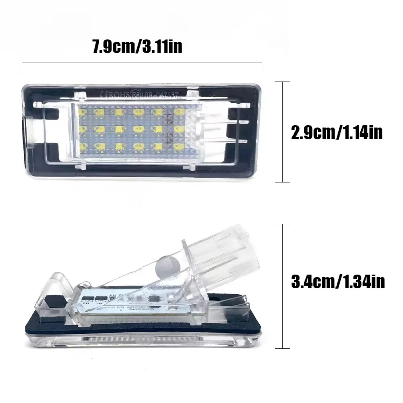 2pcs CANBUS 6000K White HD LED Car License Plate Lights For Dacia Duster 2010-up Logan Lodgy Car-Styling Number Lamps
2pcs CANBUS 6000K White HD LED Car License Plate Lights For Dacia Duster 2010-up Logan Lodgy Car-Styling Number Lamps