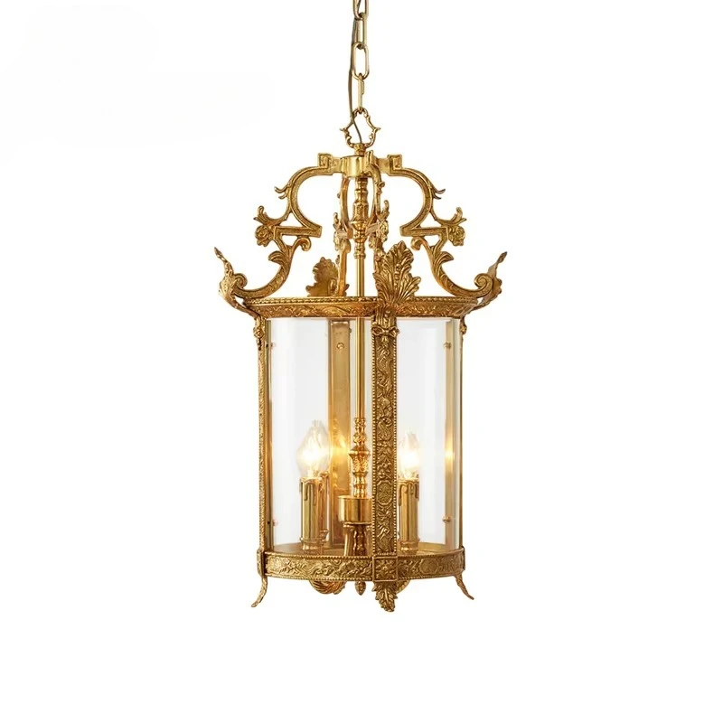 Lantern Pendant Light Foyer Hallway Entryway French Antique Brass Metal Clear Glass LED High Quality Pagoda Pendant Lamp Decor
Lantern Pendant Light Foyer Hallway Entryway French Antique Brass Metal Clear Glass LED High Quality Pagoda Pendant Lamp Decor