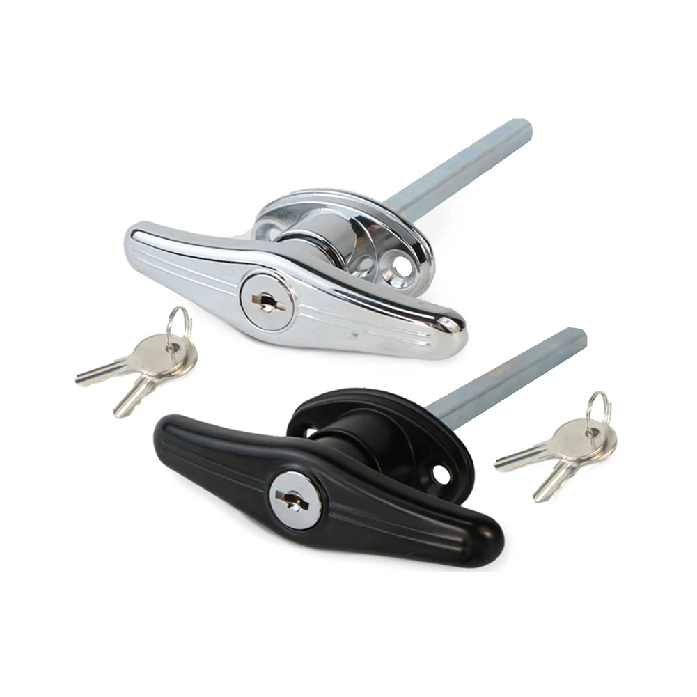 1x Handle Lock With Keys Garage Door Lock T-Handle Lock Alloy Connecting Rod Chassis T-Handle Door Lock
1x Handle Lock With Keys Garage Door Lock T-Handle Lock Alloy Connecting Rod Chassis T-Handle Door Lock
