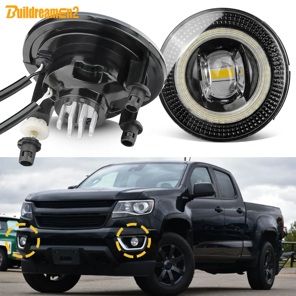 2 X 30W Car Front Bumper LED Fog Light Angel Eye Daylight DRL 8000LM For Chevy Chevrolet Colorado 2015 2016 2017 2018 2019
2 X 30W Car Front Bumper LED Fog Light Angel Eye Daylight DRL 8000LM For Chevy Chevrolet Colorado 2015 2016 2017 2018 2019