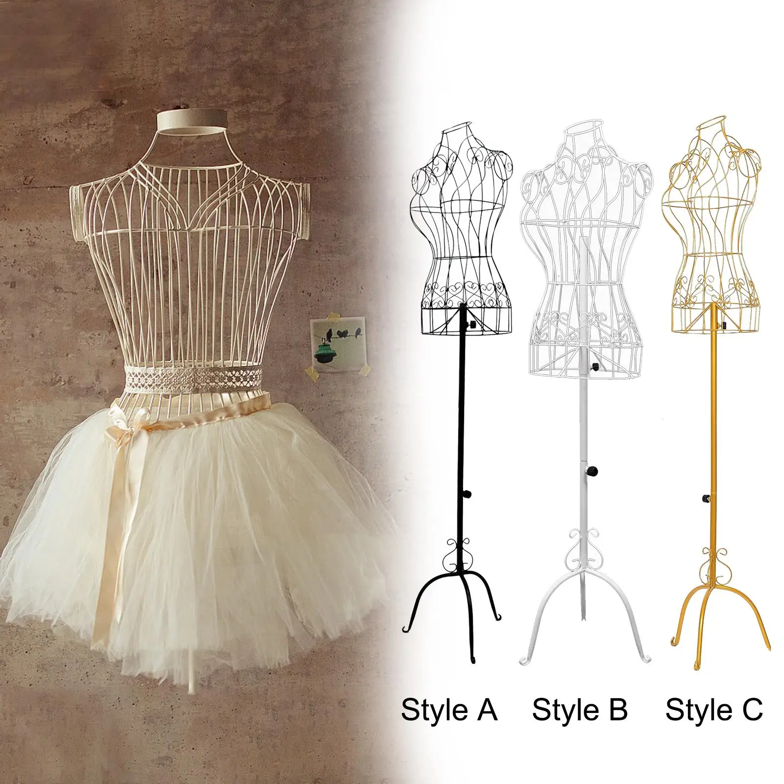 Torso Upper Body Female Mannequin Model Iron Support Manikin Dress Form for Shop
Torso Upper Body Female Mannequin Model Iron Support Manikin Dress Form for Shop