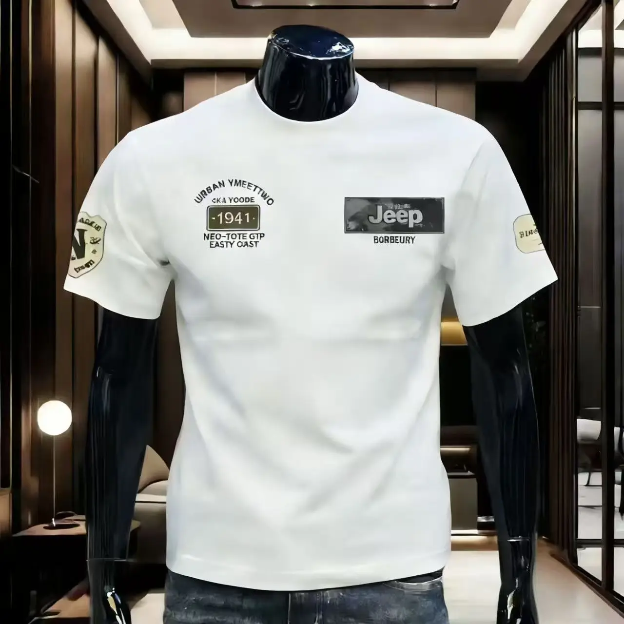 The 2026 new JEEP 100% pure cotton short-sleeved T-shirt for men's summer is a versatile and trendy brand with a slimming and tr
The 2026 new JEEP 100% pure cotton short-sleeved T-shirt for men's summer is a versatile and trendy brand with a slimming and tr