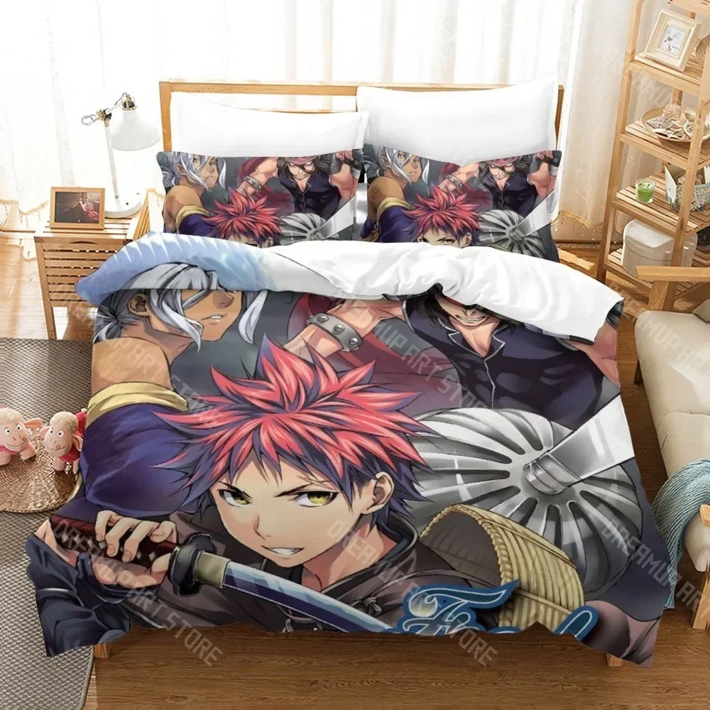 3D Print Food Wars! Shokugeki no Soma Bedding Set Single Twin Full Queen King Size Bed Set Teenager Bedroom Duvetcover Sets
3D Print Food Wars! Shokugeki no Soma Bedding Set Single Twin Full Queen King Size Bed Set Teenager Bedroom Duvetcover Sets