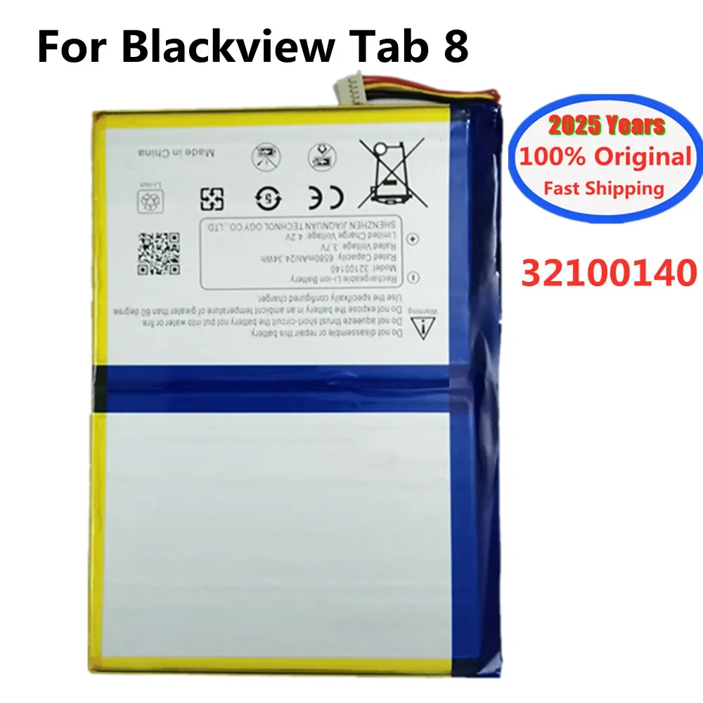 2025 Years 32100140 6580mAh Original Battery For Blackview TAB 8 TAB8 Tablet Batteries Fast Shipping
2025 Years 32100140 6580mAh Original Battery For Blackview TAB 8 TAB8 Tablet Batteries Fast Shipping