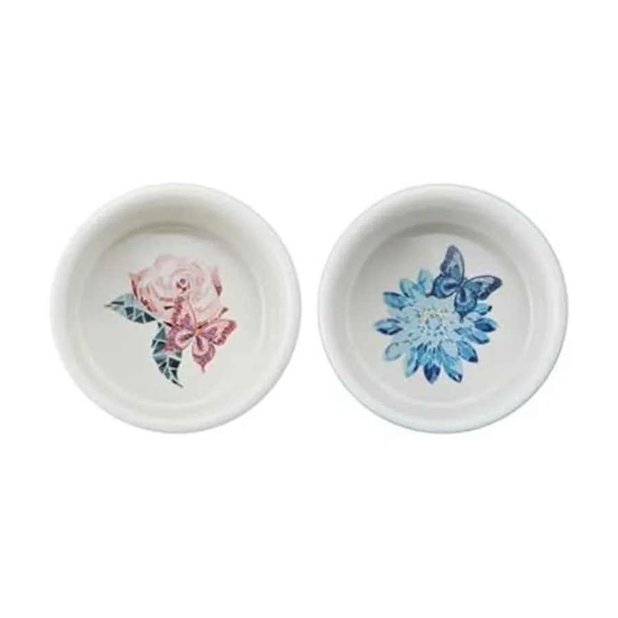 Ramekin Set Ceramic Bakeware with Mosaic Flower Design, Oven/Microwave/Freezer Safe, Even Heat Distribution, For Desserts, Souf
Ramekin Set Ceramic Bakeware with Mosaic Flower Design, Oven/Microwave/Freezer Safe, Even Heat Distribution, For Desserts, Souf