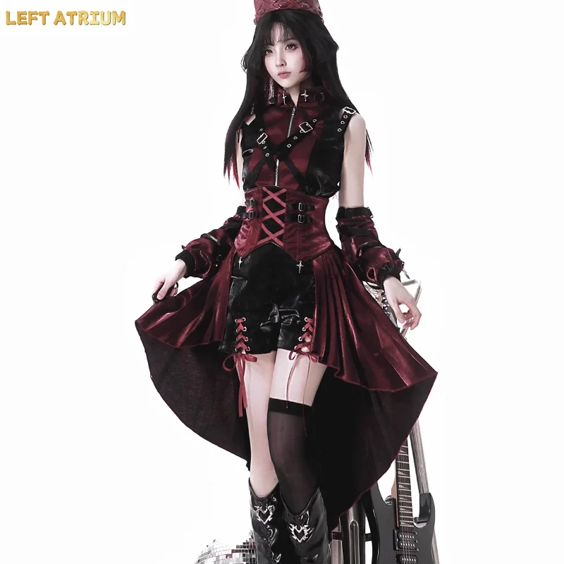 2025 new Ladies Carnival Role Play Outfits Original Lolita Top Shorts Strap Skirt Sleeve Set Women Halloween Party Cosplay Suits
2025 new Ladies Carnival Role Play Outfits Original Lolita Top Shorts Strap Skirt Sleeve Set Women Halloween Party Cosplay Suits