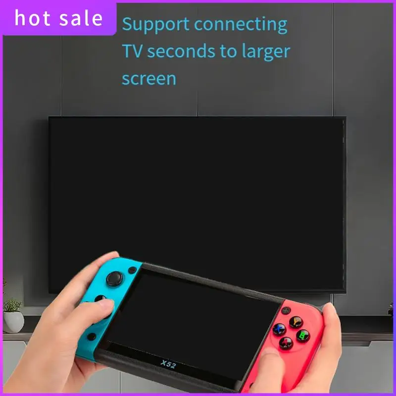 X52 Handheld Game Console HD 5.1 Inch Portable Retro Game Console Built-In Retro Classic Games Audio Video Player Easy To Use
X52 Handheld Game Console HD 5.1 Inch Portable Retro Game Console Built-In Retro Classic Games Audio Video Player Easy To Use